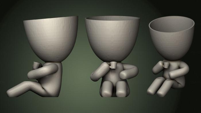 Vases (VZ_0995) 3D model for CNC machine